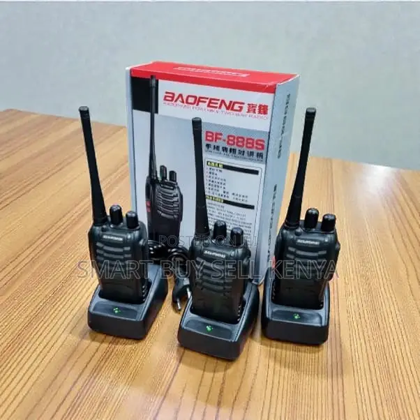 Baofeng Bf-888s 2-Way Walkie Talkie With Low Battery Alert