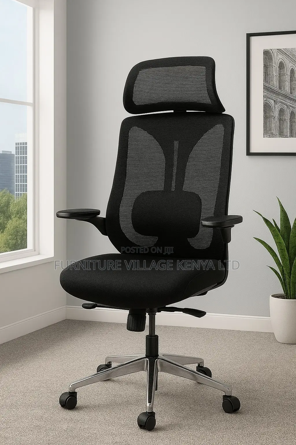 High-back Executive Orthopedic Office Seat