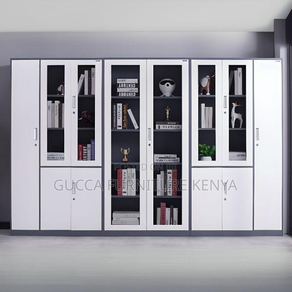 2-door Full Glass Office Storage Cabinet - thumbnail 7