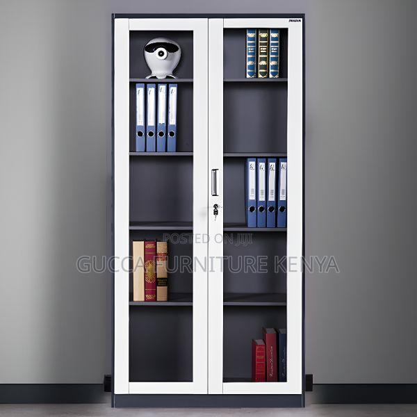 2-door Full Glass Office Storage Cabinet - thumbnail 8