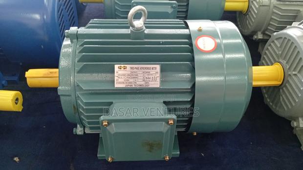 Electric Motor 7.5hp Hisaki Japan Low Speed Three Phase