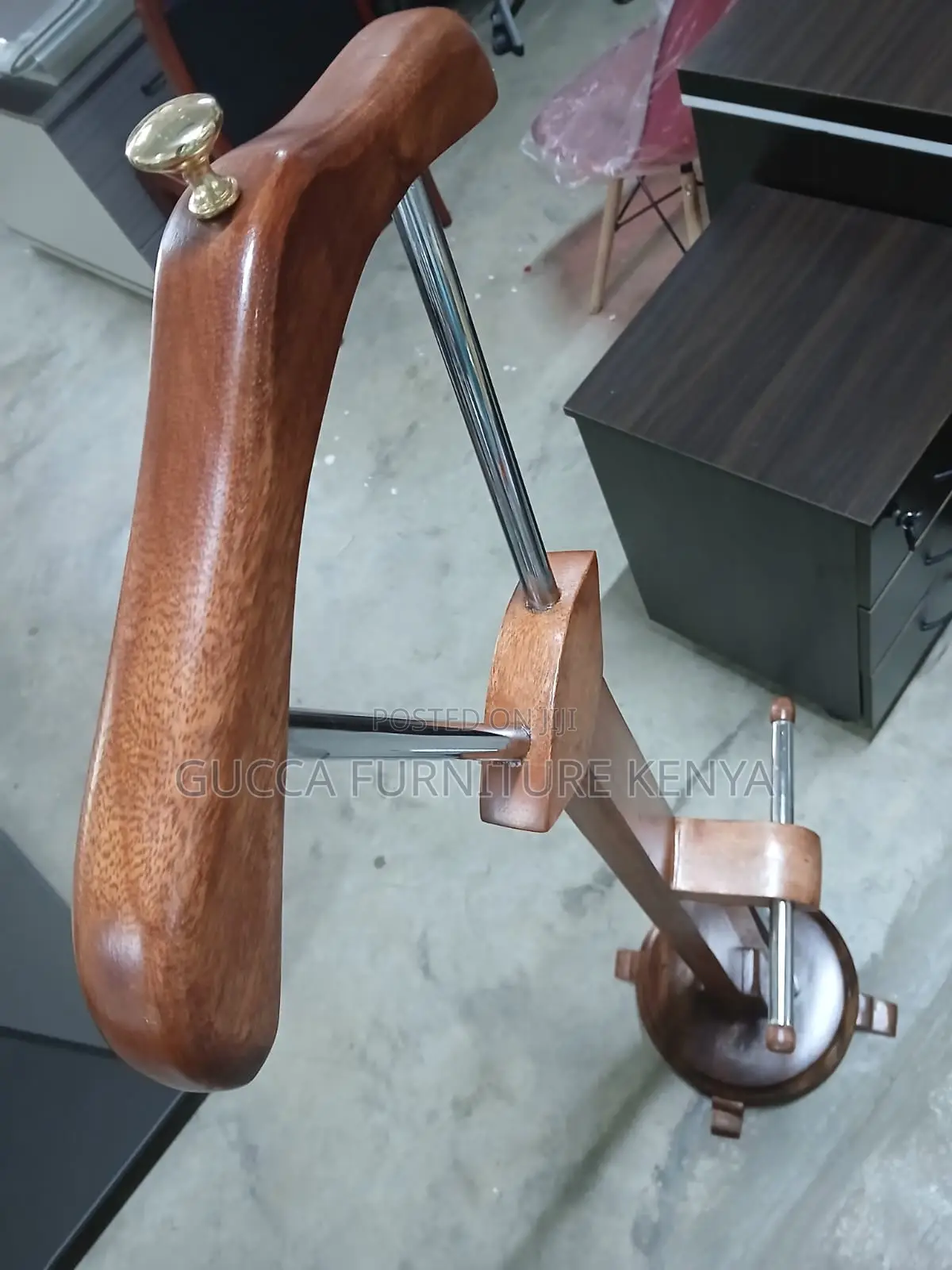 Executive Mahogany Office Coat Hanger