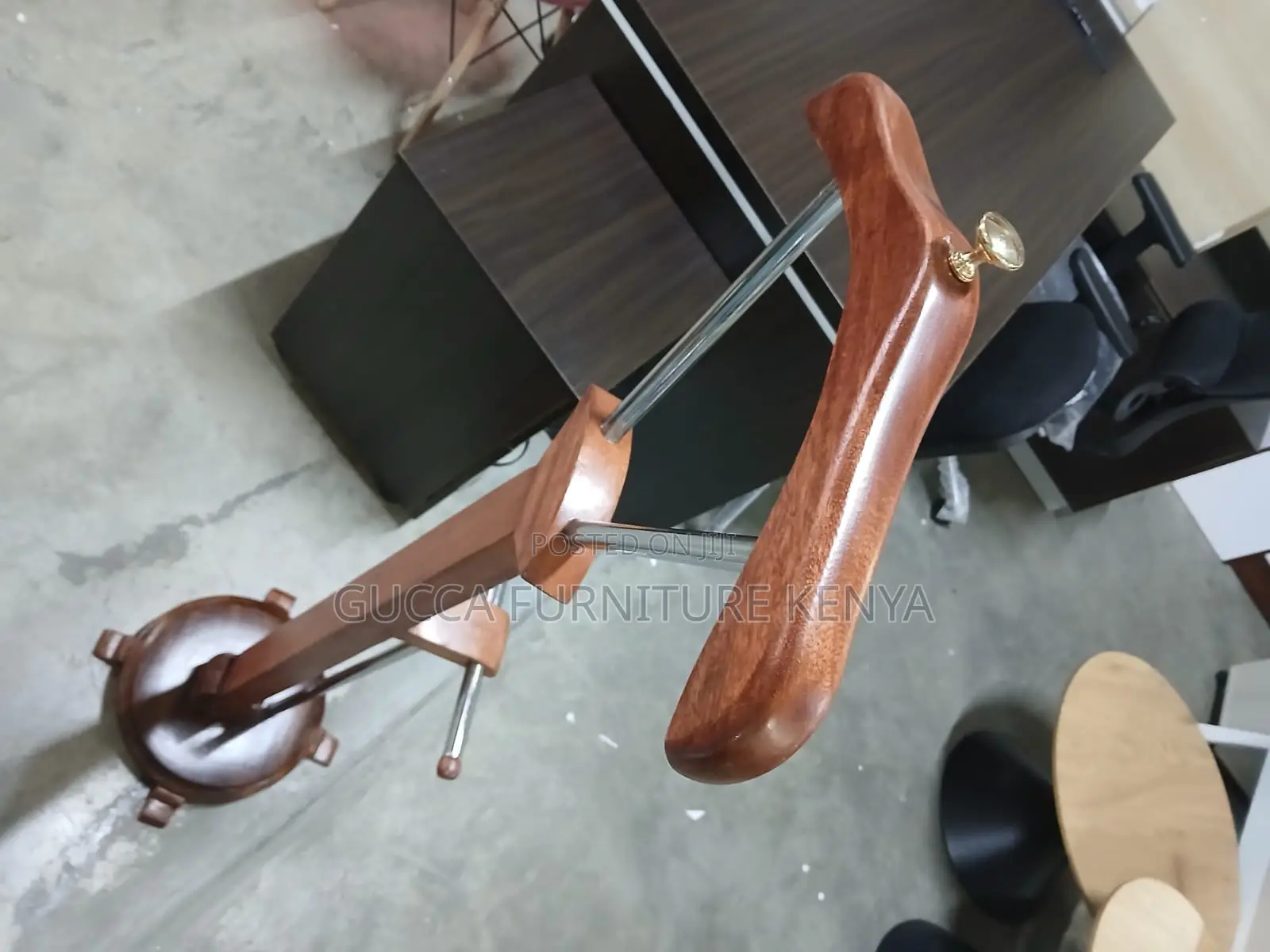 Executive Mahogany Office Coat Hanger