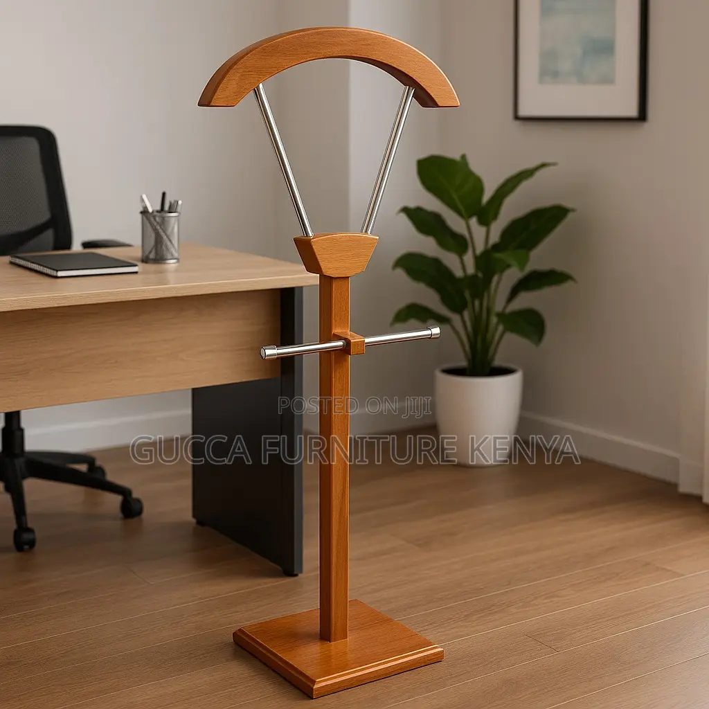 Executive Mahogany Office Coat Hanger