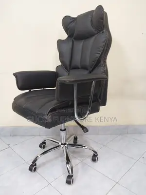 Executive Leather Upholstered Directors Chair