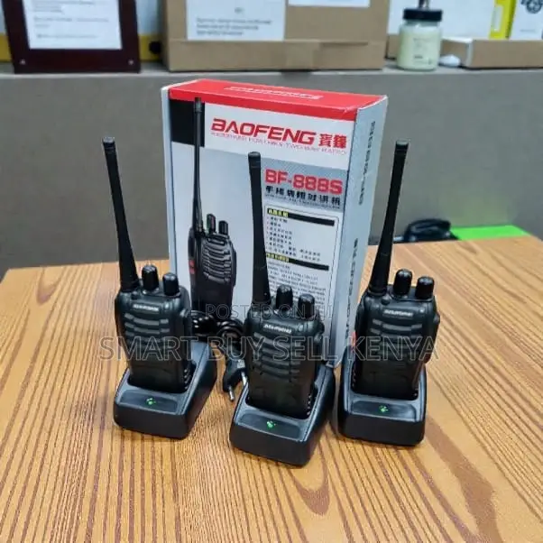 Baofeng Bf-888s Walkie Talkie Rechargeable Battery Powered