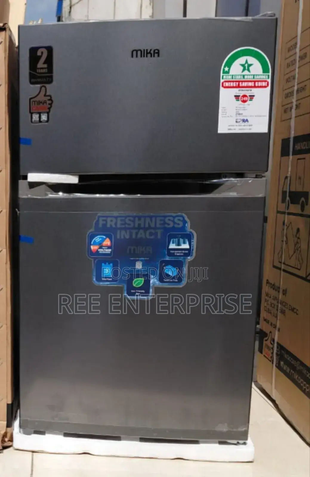 *Mika  Fridge *86 *Litres Double Door Refrigerator