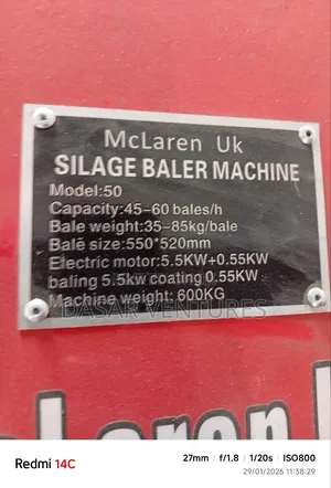 Silage Bailer Machine From Uk