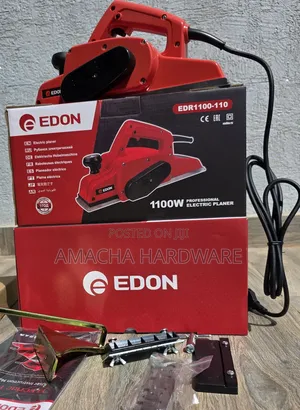 1100watts Edon Electric Planer That Comes With Extra Blade