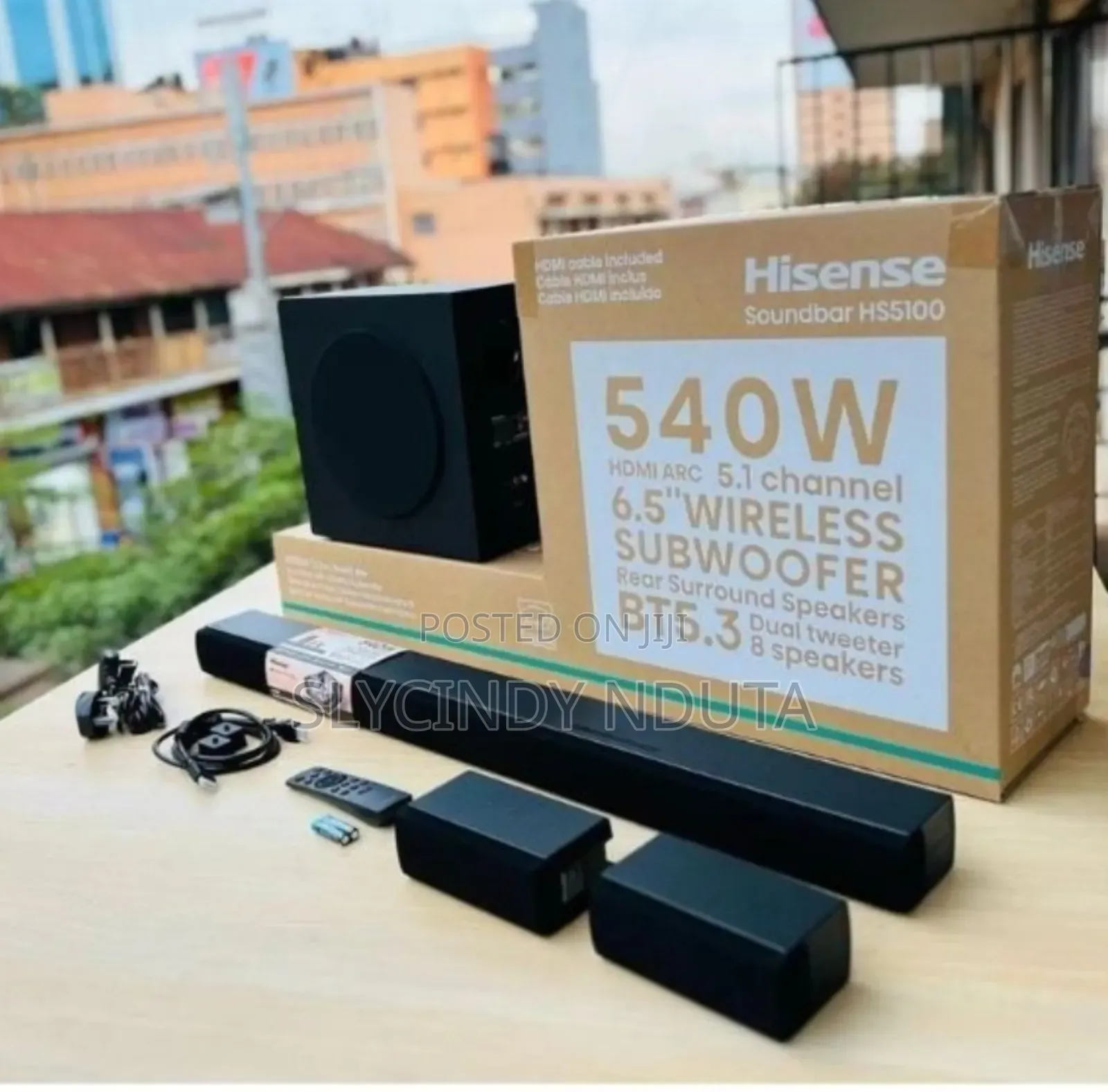 Hisense Sound Bar Hs5100g 540w 5.1 Inch