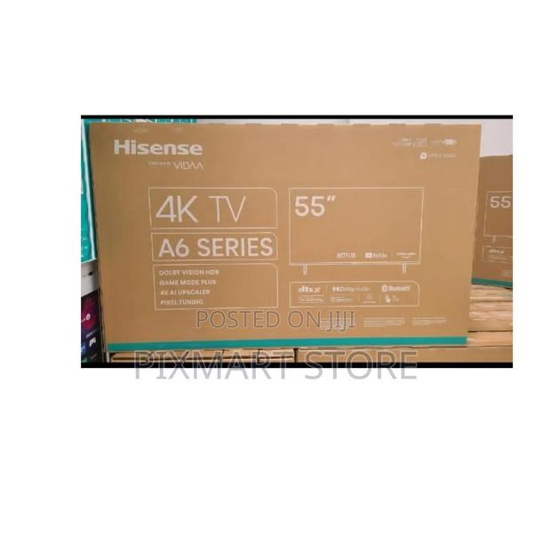 Hisense 55′′ Qled Smart Tv – Vivid Color Dolby Vision Display