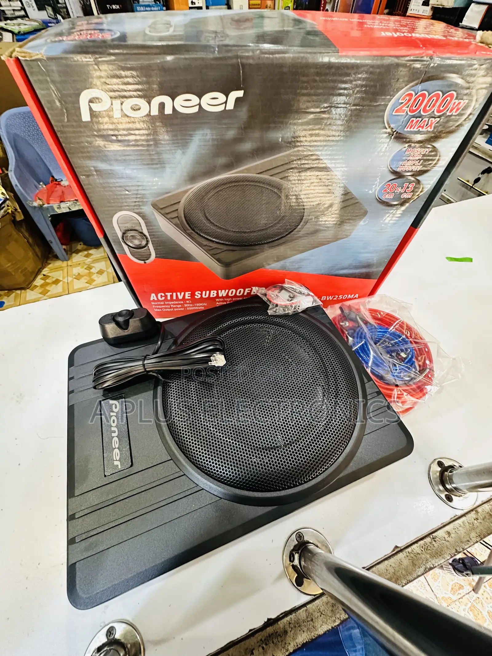 Pioneer Underseat Subwoofer Bw250 – Clean Punchy Bass Output