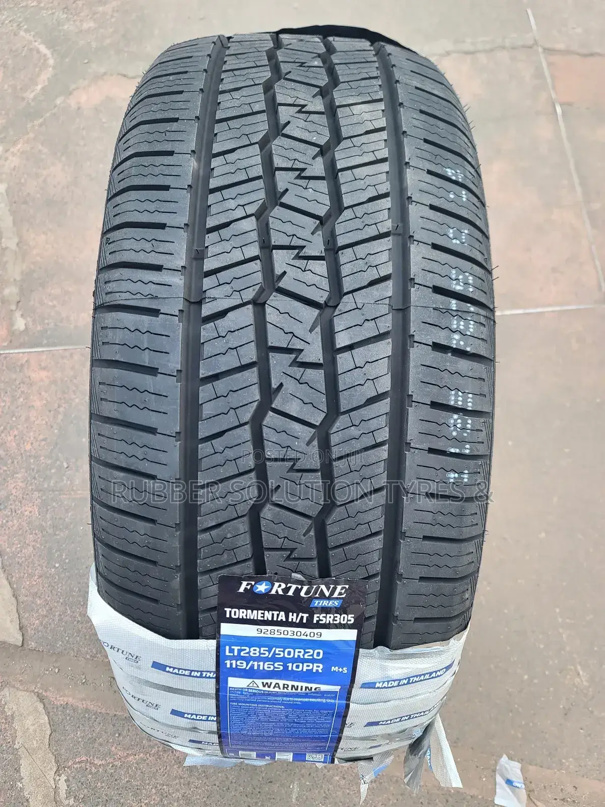 285/50r20 Fortune Tyres Tormenta H/T Fsr305 [Made in Thailand ]