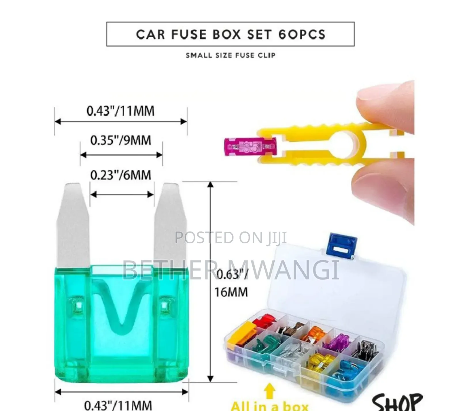 Car Fuse Box Set (60pcs) In Kenya