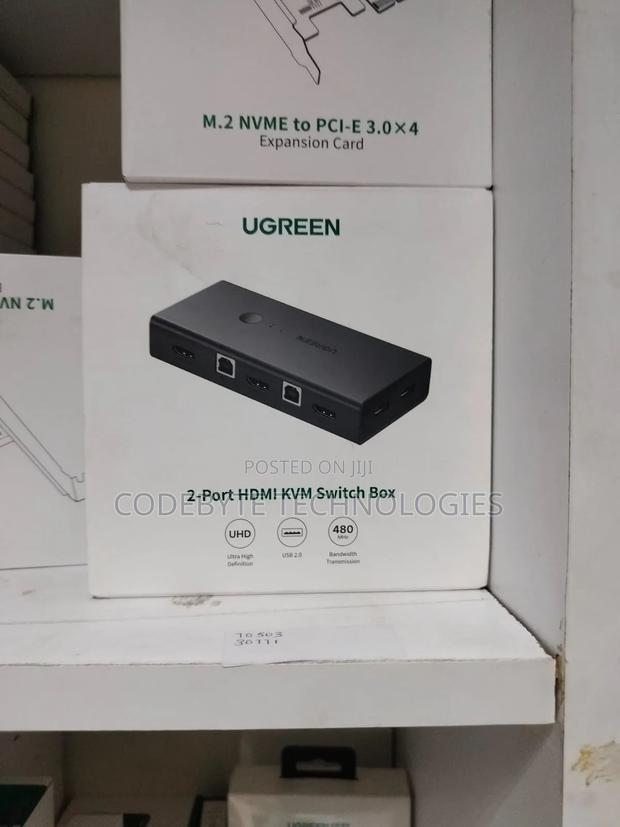 Ugreen Hdmi Switch Box 2 in 1 Out KVM Switching - main view