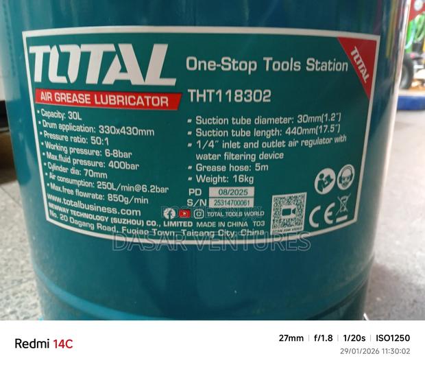 Pneumatic Greasing Bucket 30l - thumbnail 4