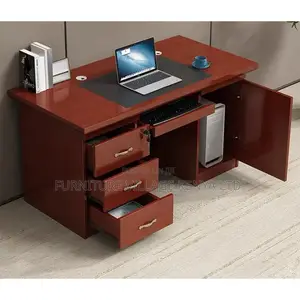 120cm Executive Office Desk With Drawers