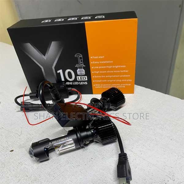 Universal Auto Led Lights Fog Lights Y10 Lens Headlights H4 H7