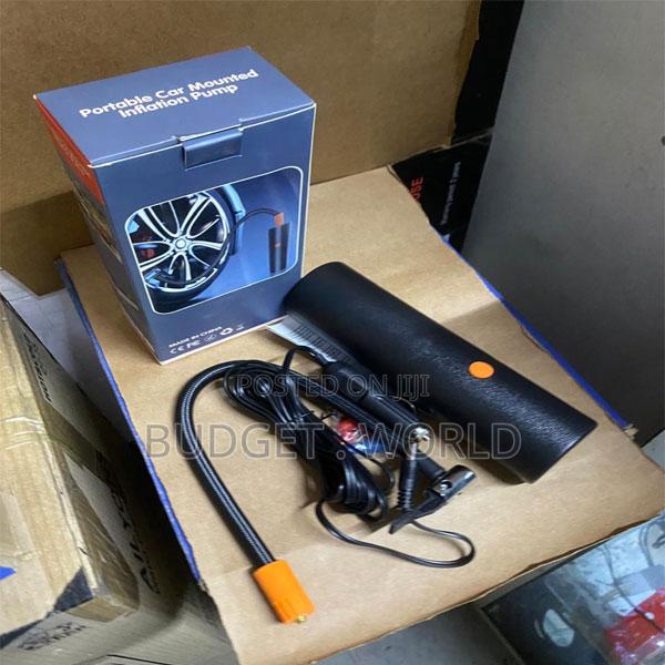 Landege Compact Car Air Pump – Cigarette Lighter Powered Tire Inflator - main view