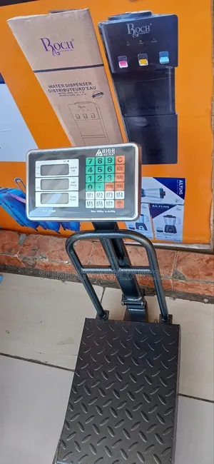 Commercial 150kg Electronic Platform Weighing Scale With Grill Base