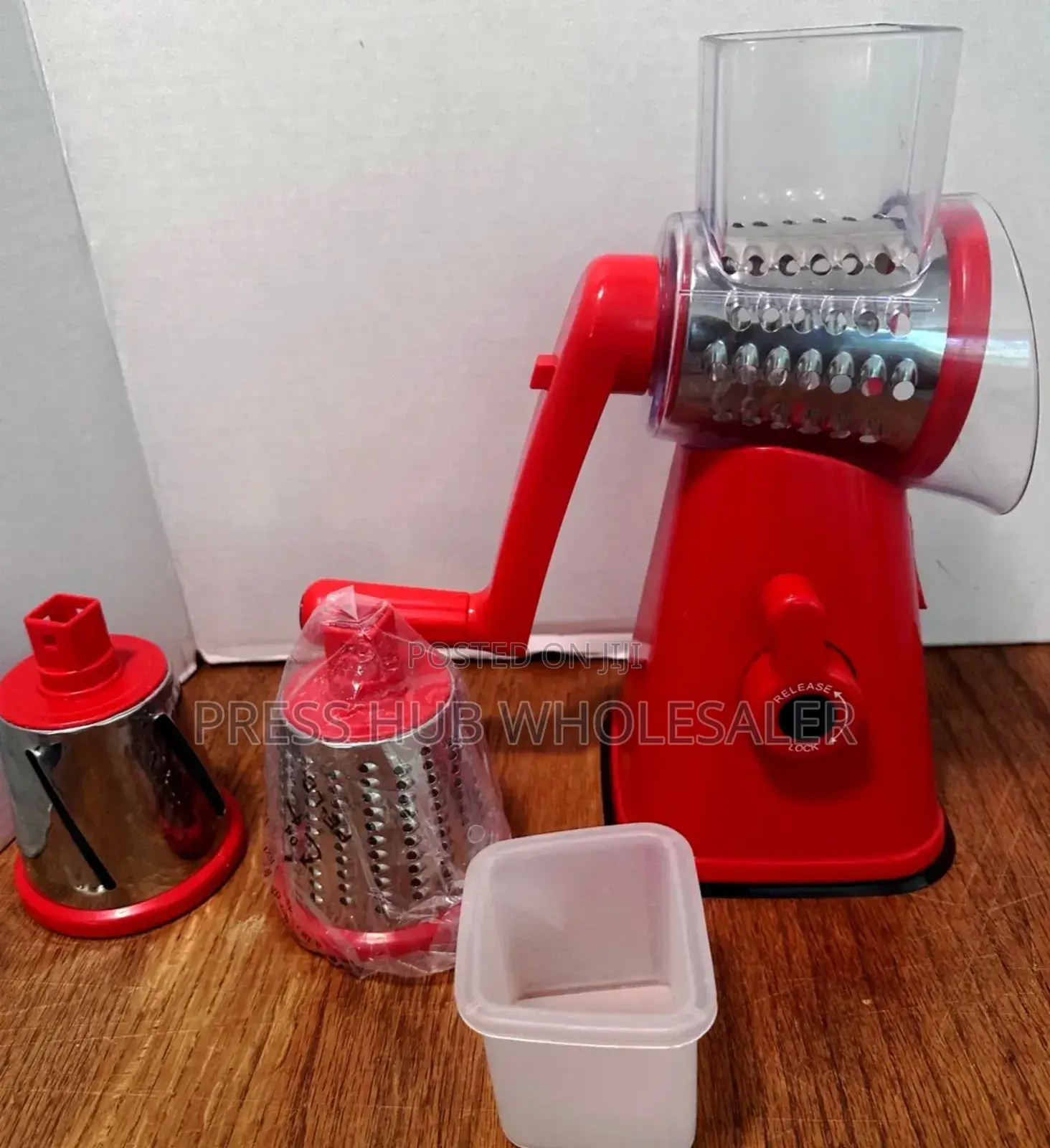 Premium Rotary Drum Grater With Safety Handle* 