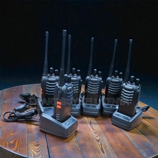 Stable Performance Baofeng Bf-888s Walkie Talkie Radio Calls- 6 Pieces