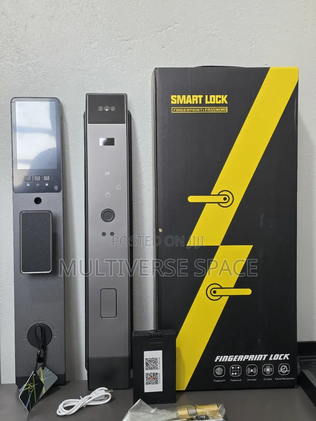 Tuya Smart 3d Face Camera Recognition Fingerprint Security Door Lock