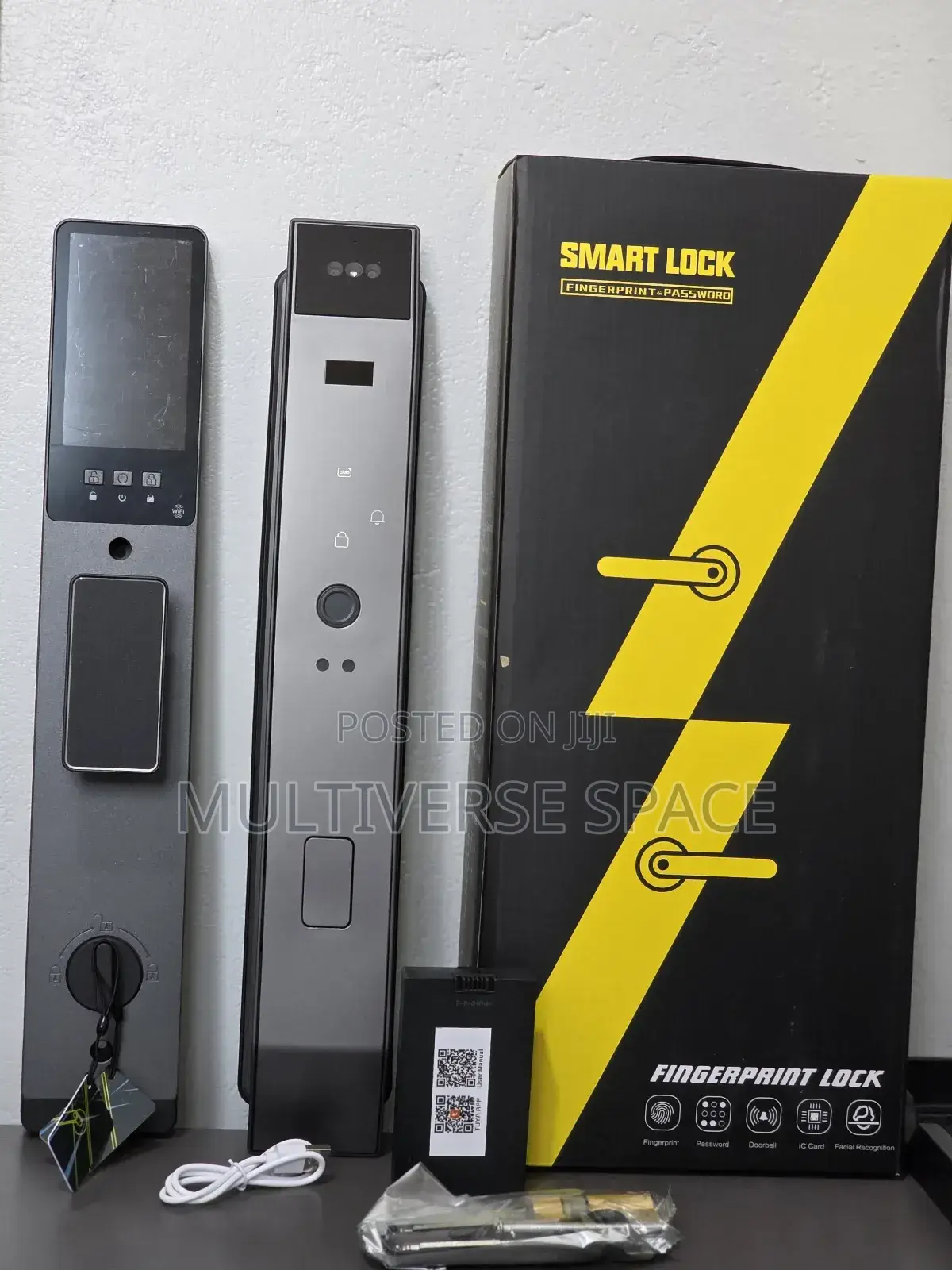 Tuya Smart 3d Face Camera Recognition Fingerprint Security Door Lock