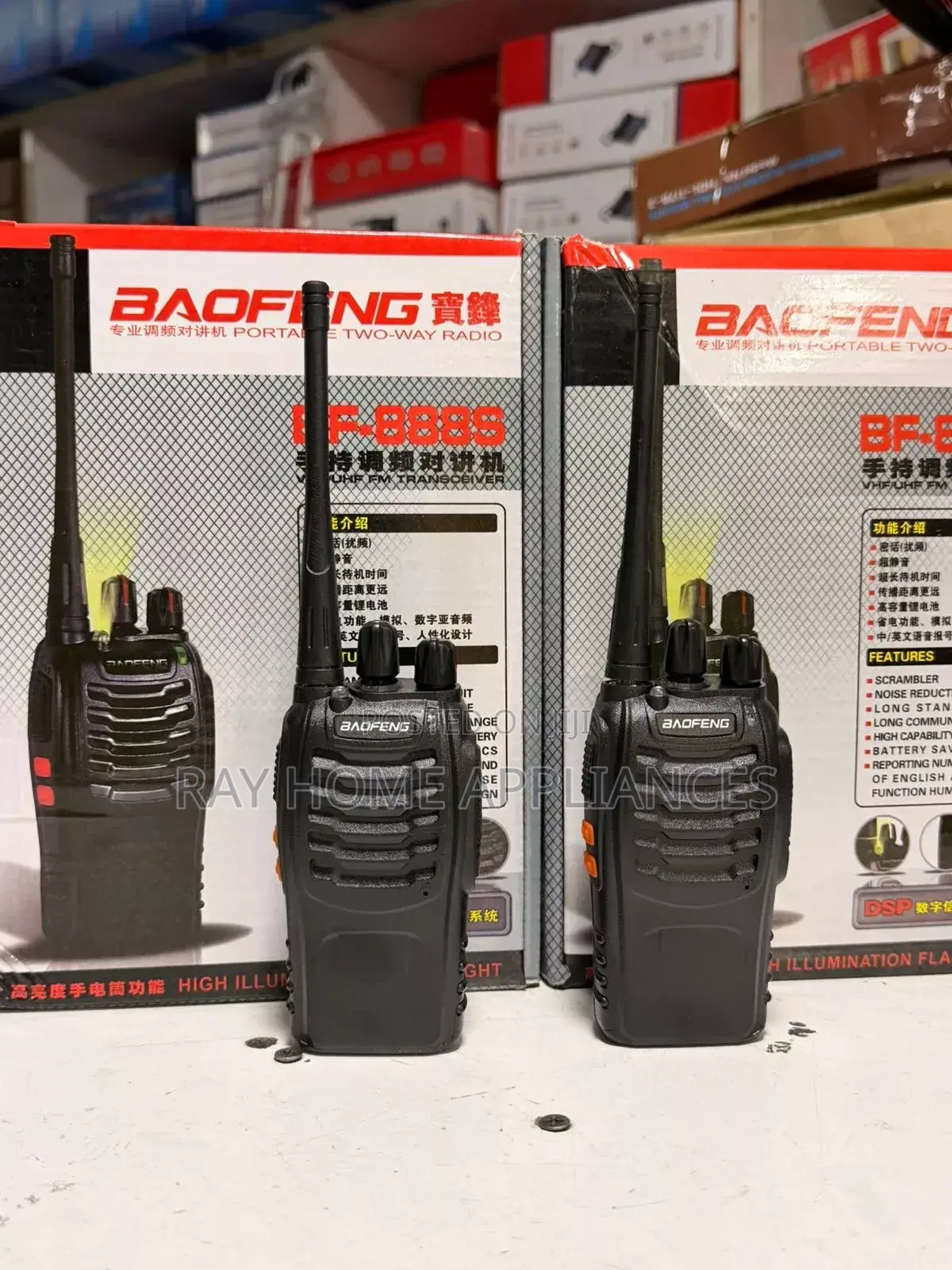 888s Baofeng Radiocall a Pair