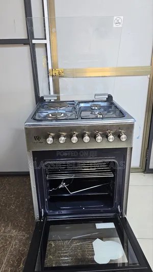 60*60 BJS 3+1 Stainless Steel Top Standing Cooker Abailable