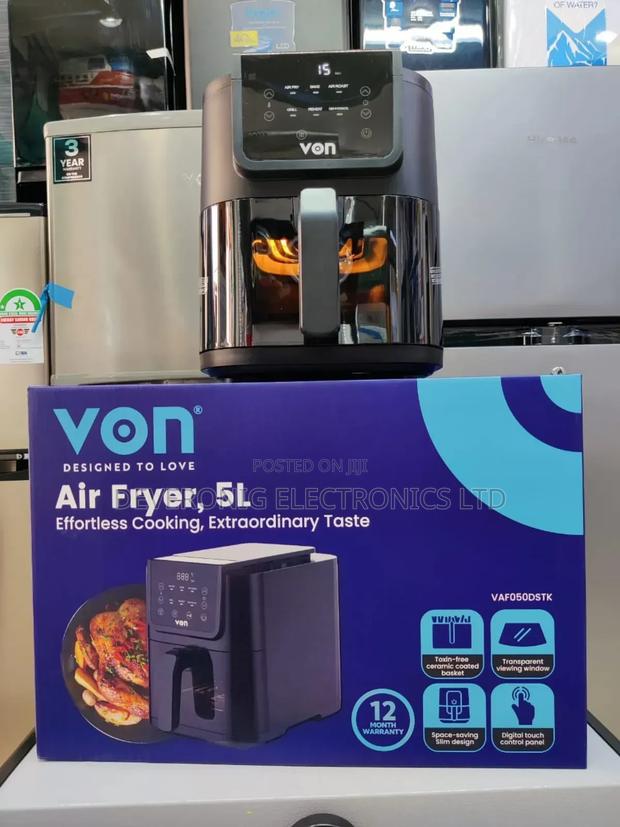 *Von Air Fryer 5l