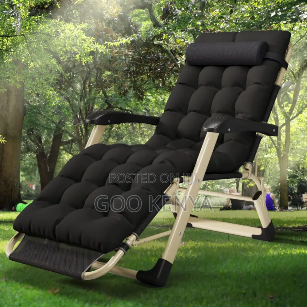 Home Chair; Foldable Soft-cushioned Zero Gravity Lounge Chair