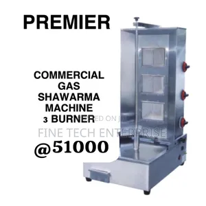 Premier 3 Burner Gas Shawarma Machine