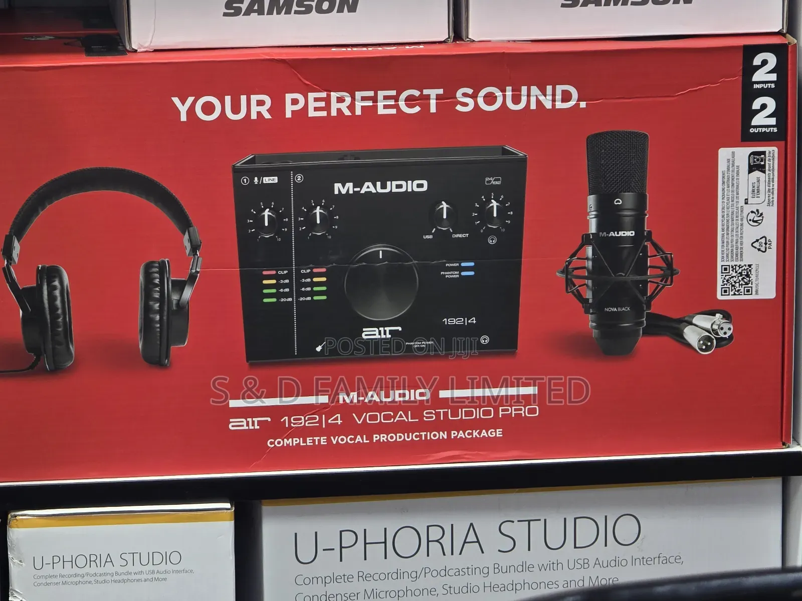 M-Audio Air 192|4 Vocal Studio Pro Complete Vocal Production Package,