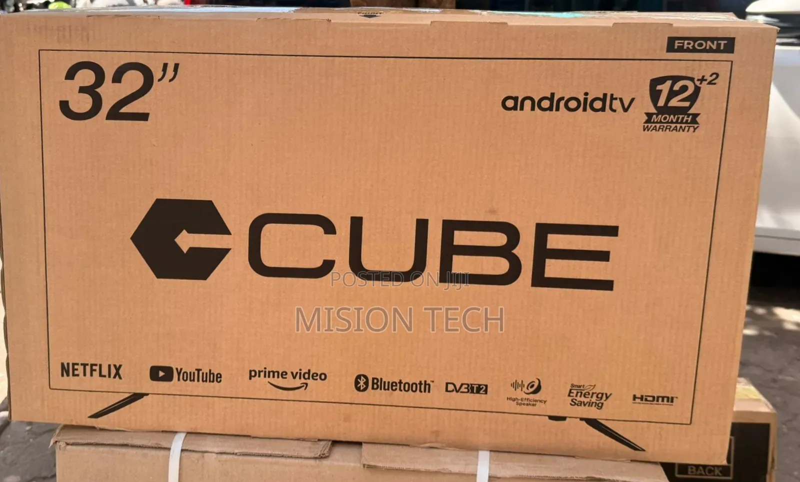 Cube 32" Android Smart Tv, Model Cbt32s. *