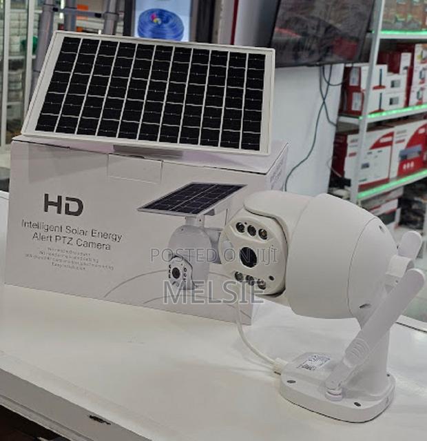 Solar Camera CCTV Kit Outdoor 360 With Infrared Night Colored Vision - main view