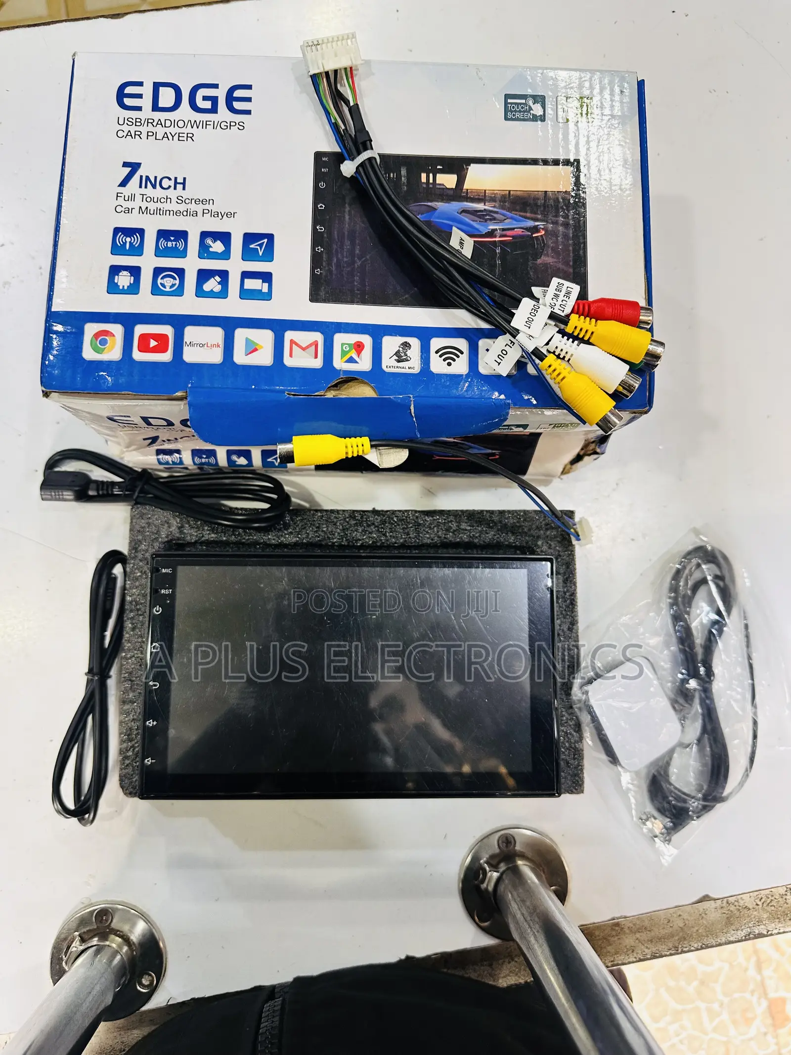 7 Inch Car Android Radio Screen 4gb Ram+64gb Storage – Fm, Usb, Aux