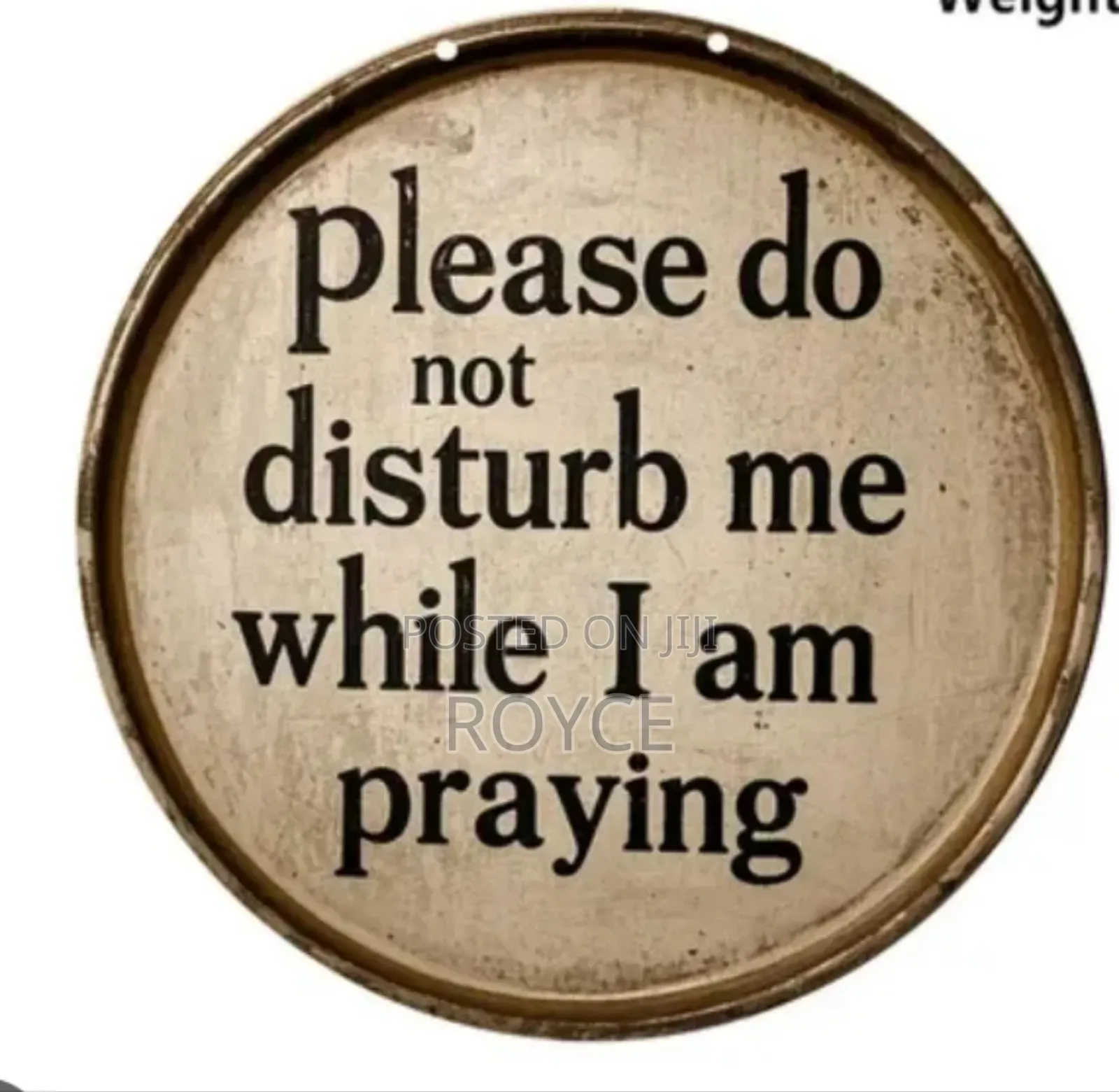 2d Flat Wooden Prayer Room Decor Sign