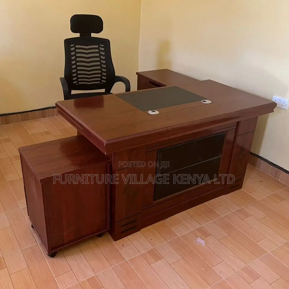 4.593ft Mahogany Executive Office Desk