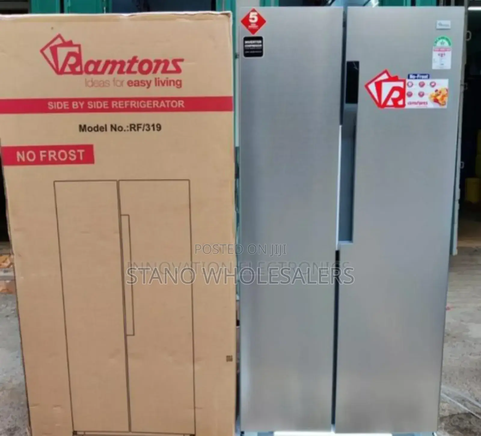 Modern New Arrivals Fridges. Ratmtons 430l Side to Side Fridge