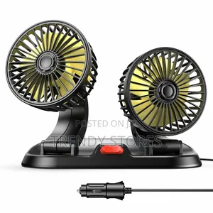 Double Headed Vehicle Fan
