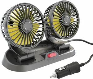 Double Headed Vehicle Fan