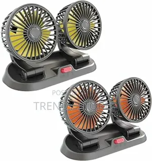 Double Headed Vehicle Fan