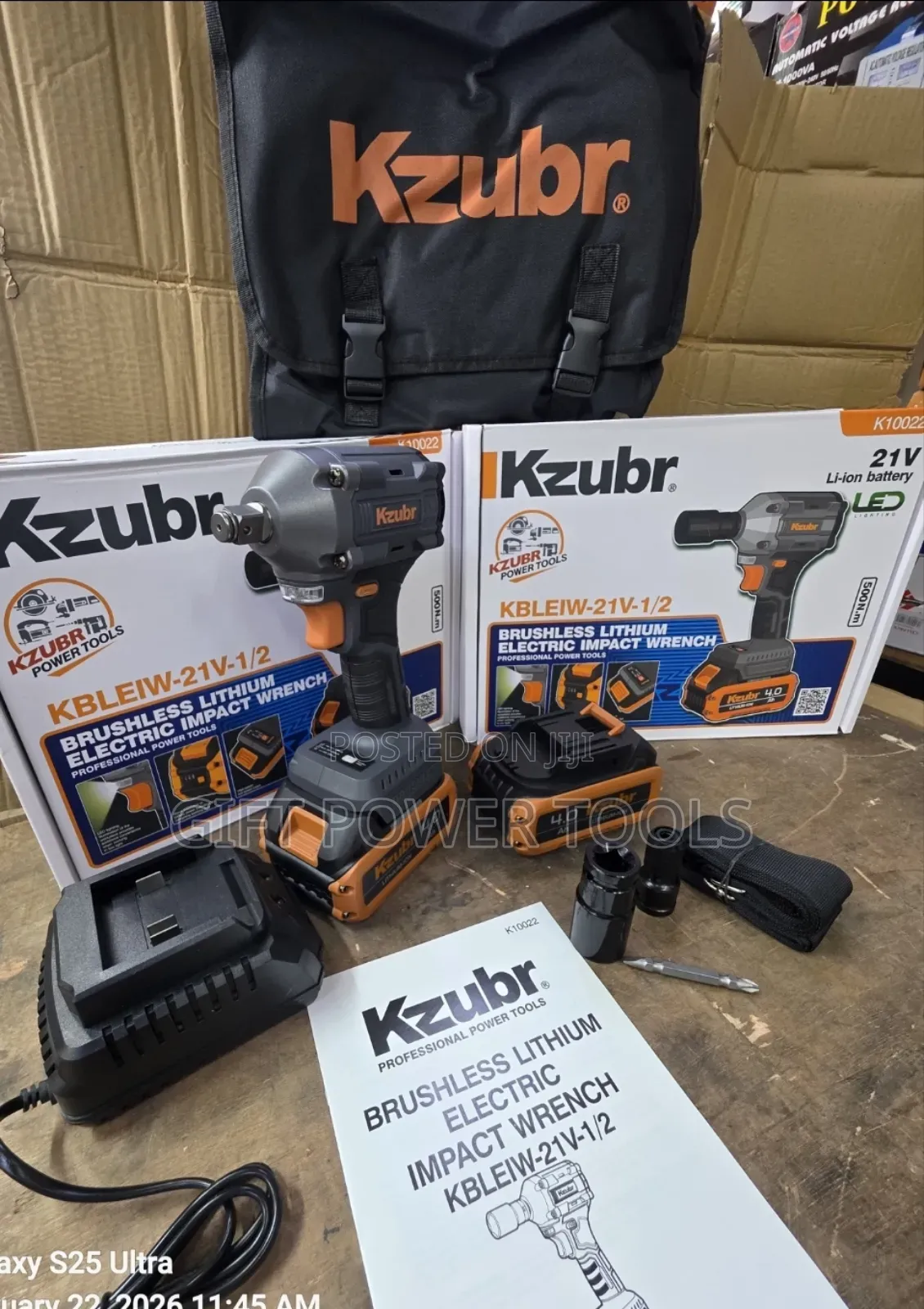 Kzubr Cordless Impact Wrench 1/2"/Best Impact Wrench 12v