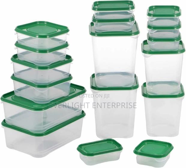 17 PCS Food Storage Boxes With Lids - thumbnail 2