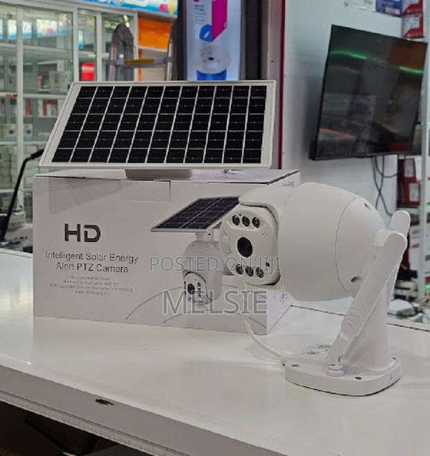 Standalone 360° 4mp Solar PTZ Camera Ubox - 4g Internet Communication