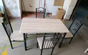 Woodencolour White New - 4 Sitter Dining Table