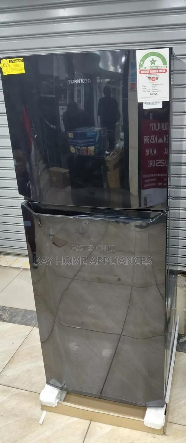 304litres Tornado Non Frost Silver Black Refrigerator