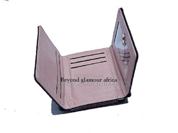 Ladies Black Lock Leather Wallet - thumbnail 4