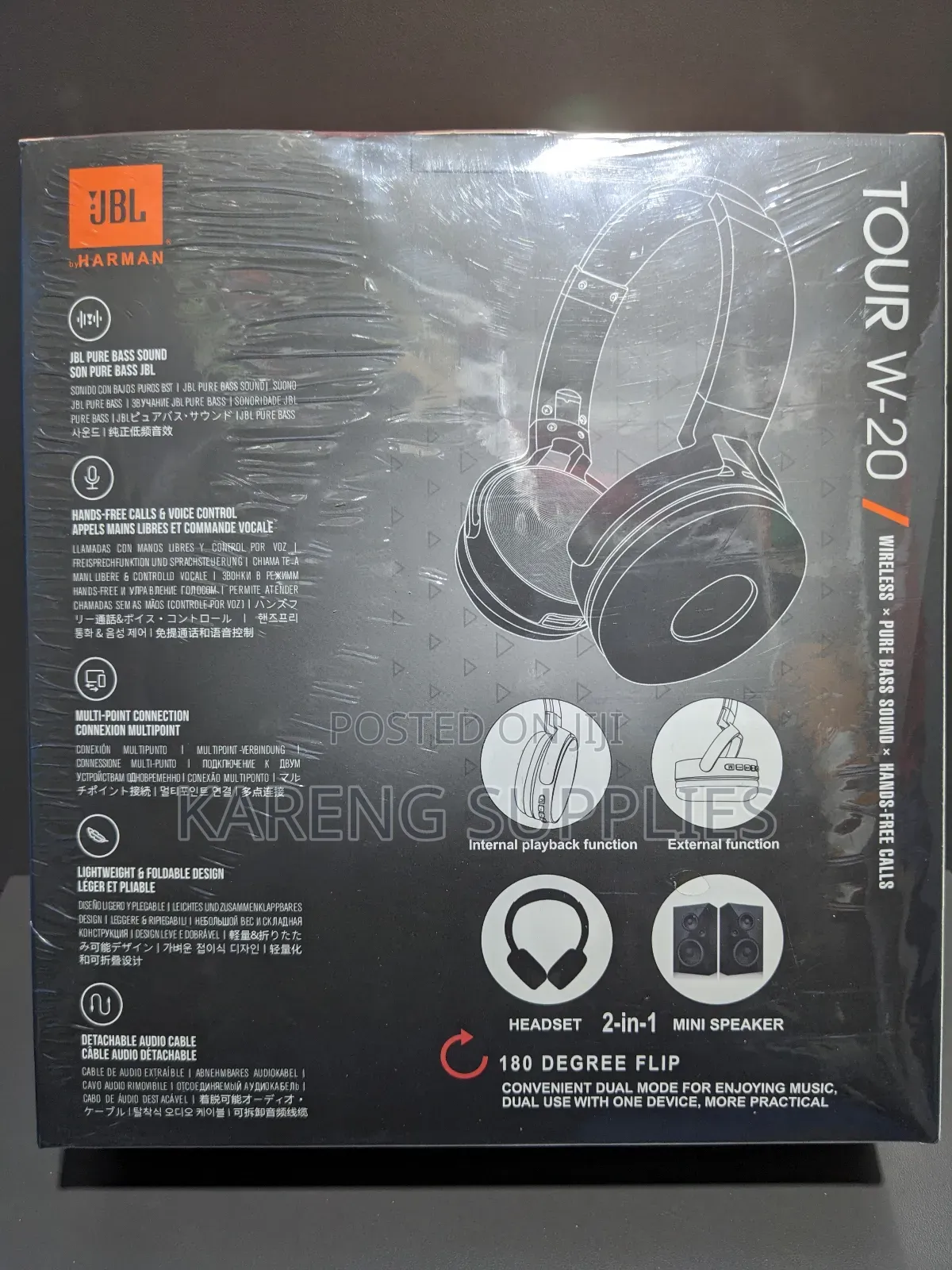 JBL Harman Tour W-20 Bt Headphones